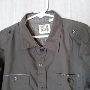 Better Unsaid Big‎ Boy 10/12 Medium Top Shirt Button